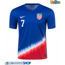 Maglie da calcio Stati Uniti Giovanni Reyna #7 Seconda Maglia Copa America 2024 Manica Corta